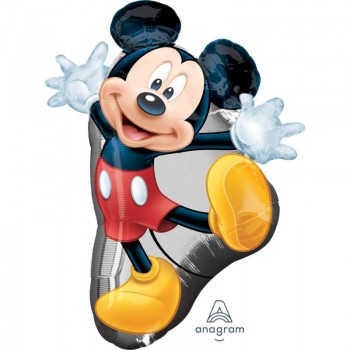 Palloncino 31" Super Shape mylar Mickey Full Body